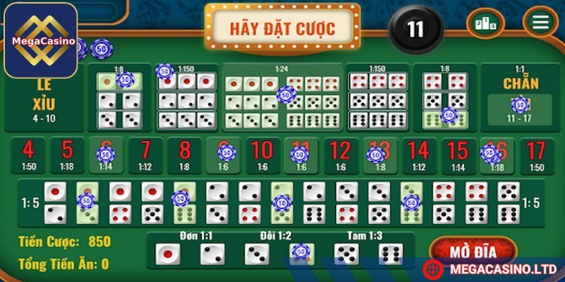 Người chơi có thể kết hợp cược an toàn và cược mạo hiểm
